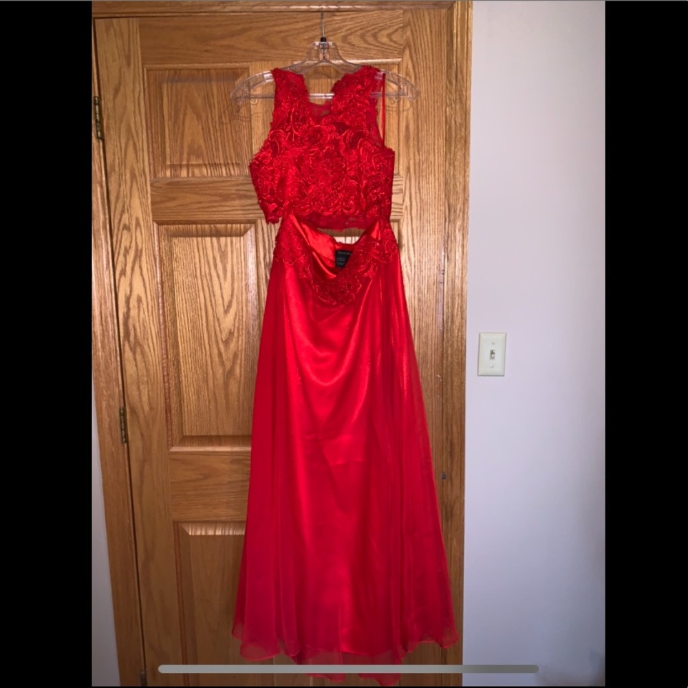 Two Piece Prom Dress